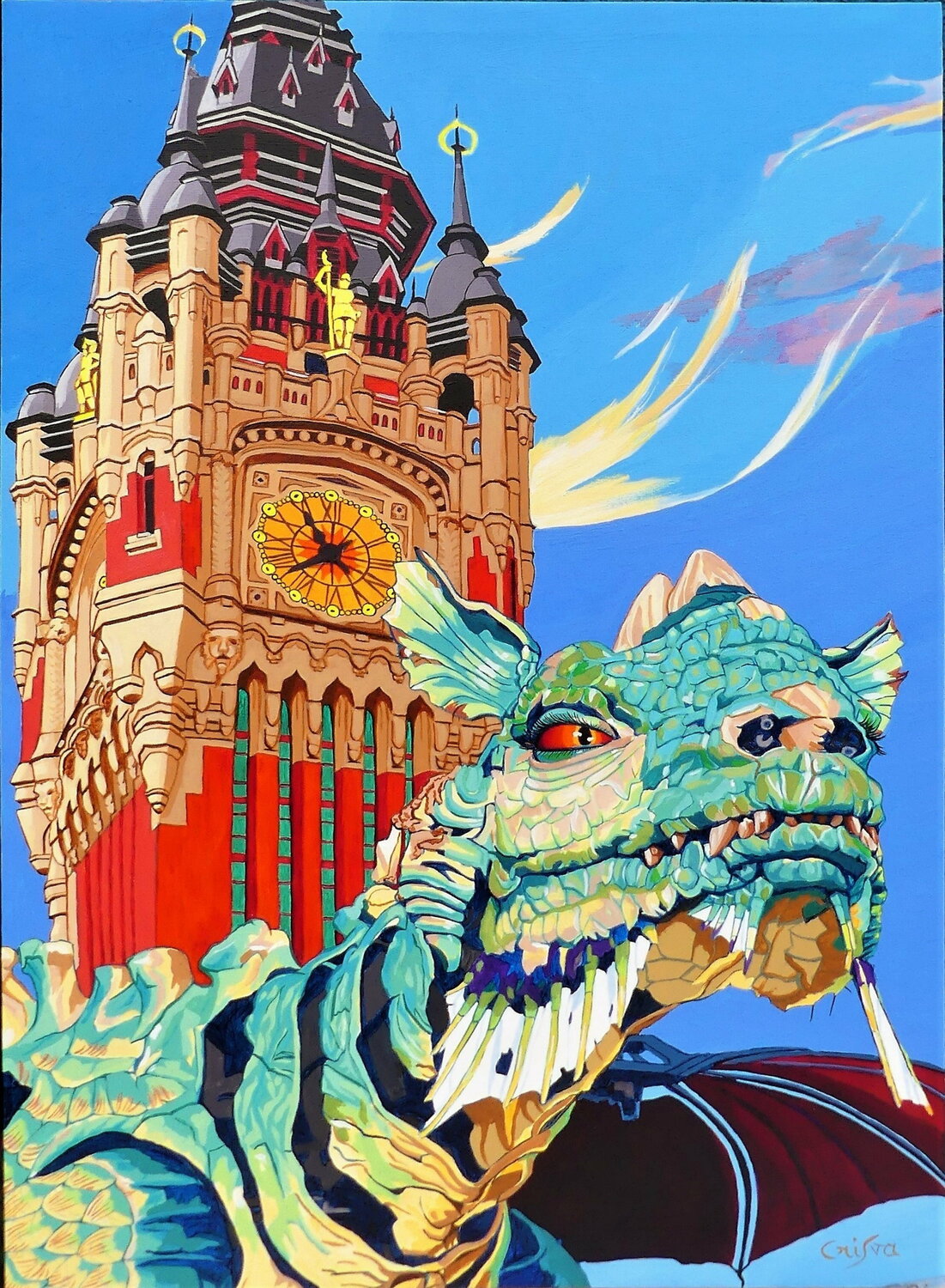 Calais' dragon